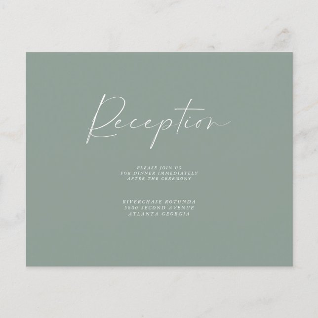 Flyer Inserto de Informações de Receção de Azeitona |Voo (Frente)