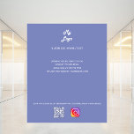 Flyer Instagrância do código qr do logotipo azul Dusty b<br><div class="desc">Personalize e adicione o logotipo,  o nome,  o endereço,  o texto,  o seu próprio código QR à sua conta instagram. Fundo azul empoeirado.</div>