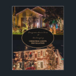 Flyer Instalação das luzes de Natal 2 Foto<br><div class="desc">O Natal Acende Dois Folheto De Instalação De Fotos. Comemorações.</div>