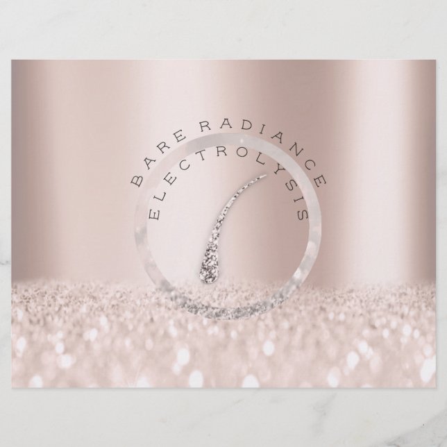 Flyer Instruções posteriores ao tratamento Cinza de logo (Frente)