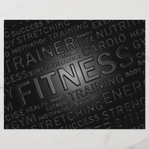 Flyer Instrutor & aviador pessoais do fitness center