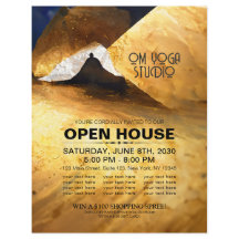 Instrutor de Meditação de Yoga Dourada Preta Reiki