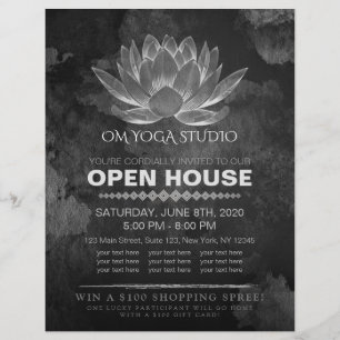 Flyer Instrutor de Meditação do YOGA Studio Open House