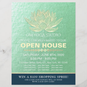 Flyer Instrutor de Meditação do YOGA Studio Open House