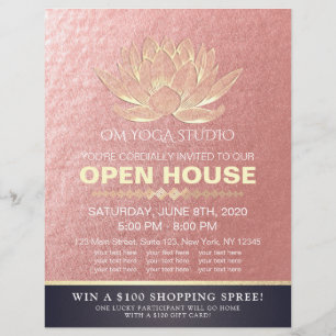 Flyer Instrutor de Meditação do YOGA Studio Open House