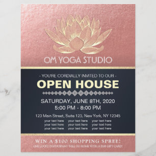 Flyer Instrutor de Meditação do YOGA Studio Open House