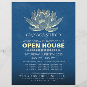 Flyer Instrutor de Meditação do YOGA Studio Open House