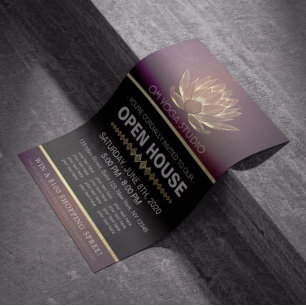 Flyer Instrutor de Meditação do YOGA Studio Open House