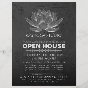 Flyer Instrutor de Meditação do YOGA Studio Open House