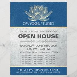 Flyer Instrutor de Meditação do YOGA Studio Open House L