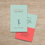 Flyer Instrutor Simples de Ícone de Pastel em Yoga<br><div class="desc">Modelo de panfleto personalizável elegante com cores pastel. Você pode personalizar com seu texto e combiná-lo com cartão de visita.</div>