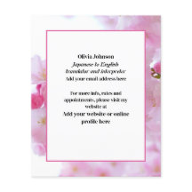 intérprete freelance japonês Sakura