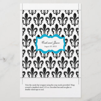 Flyer Invólucro de Bar doce | Nova Orleans Turquoise