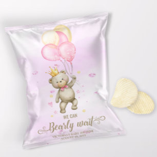 Flyer Invólucro de Saco de Batata para Chá de Bebê Ursa
