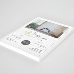Flyer Ioga Instrutor Classes Personalizar Logotipo Fotog