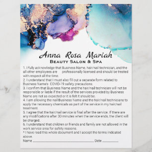 Flyer *~* Isenção de responsabilidade do Abstrato + Bele