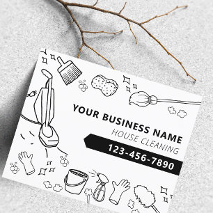 Flyer Janitorial de Limpeza de Casa Moderna