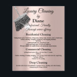 Flyer Jasmine Clearing House Mantendo Rosa Silver<br><div class="desc">Como fornecedor de serviços de limpeza, é essencial promover a sua empresa para alcançar uma audiência mais ampla e atrair mais clientes. Uma das maneiras mais eficazes de fazer isso é projetando um folheto ou folheto que mostre seus serviços e preços de uma forma visualmente atraente. Uma brochura bem projetada...</div>