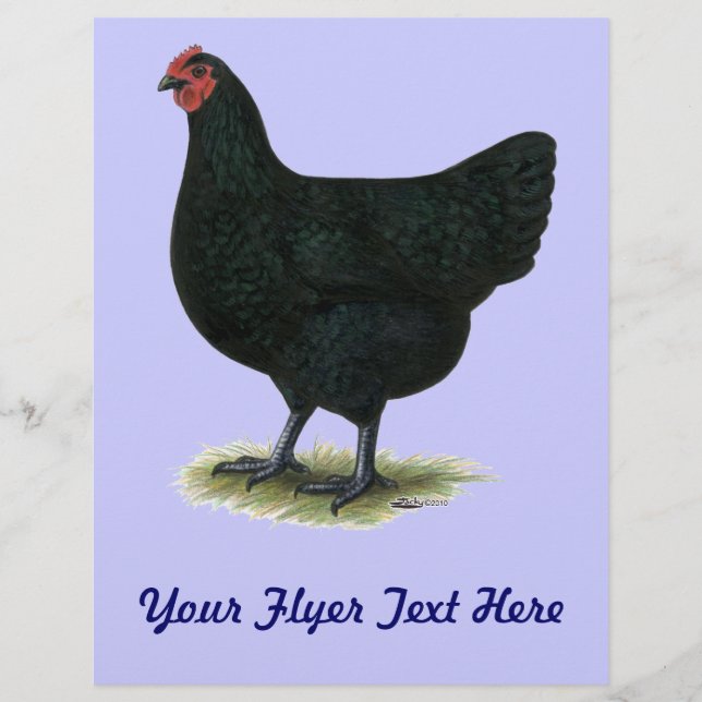 Flyer Jersey Giant: Black Hen (Frente)