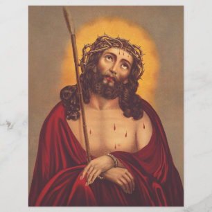 Flyer Jesus Coroado de Espinhos Arte Dolorosa