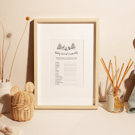 Flyer Jogo "Baby Word Scramble" Animais da Floresta de i