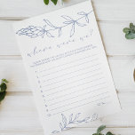 Flyer Jogo das Flores do Pergueiro Onde Estávamos<br><div class="desc">Jogo de Chá de panela das Flores Periwinkle. Itens correspondentes para concluir sua coleção de eventos estão disponíveis em nossa loja Zazzle!</div>