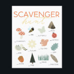Flyer Jogo de Aniversário de criança de Caça do Scavenge<br><div class="desc">Esse jogo de caça ao tesouro bonito apresenta um fundo branco de marfim com cogumelo, bolota, folha, borboleta, pinho, joaninha, etc. O verso apresenta um fundo vermelho com padrões de folhas e cogumelos. Altere a cor de fundo e personalize-a para as suas necessidades. Você pode encontrar produtos correspondentes na minha...</div>