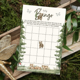 Flyer Jogo de Chá de fraldas do Urso de Aquarela Moderna