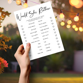 Flyer Jogo de Chá de panela de PAPEL Ela Preferencialmen