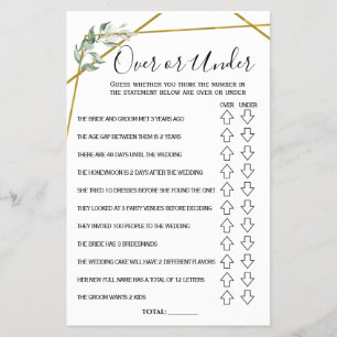 Flyer Jogo de Chá de panela Dourado sobre ou sob o verd