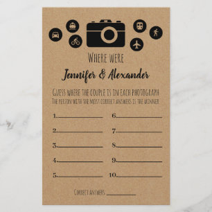 Flyer Jogo De Chá de panela Onde Eles Estavam Com Cart