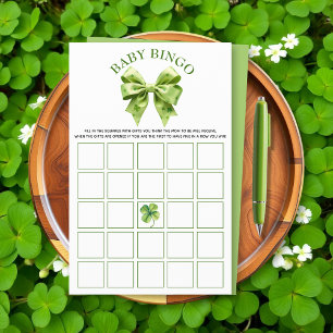 Flyer Jogo de charme e chá de fraldas de arco Baby Bingo