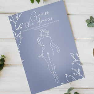 Flyer Jogo de Noiva Flores Vinca Adivinhe o Vestido