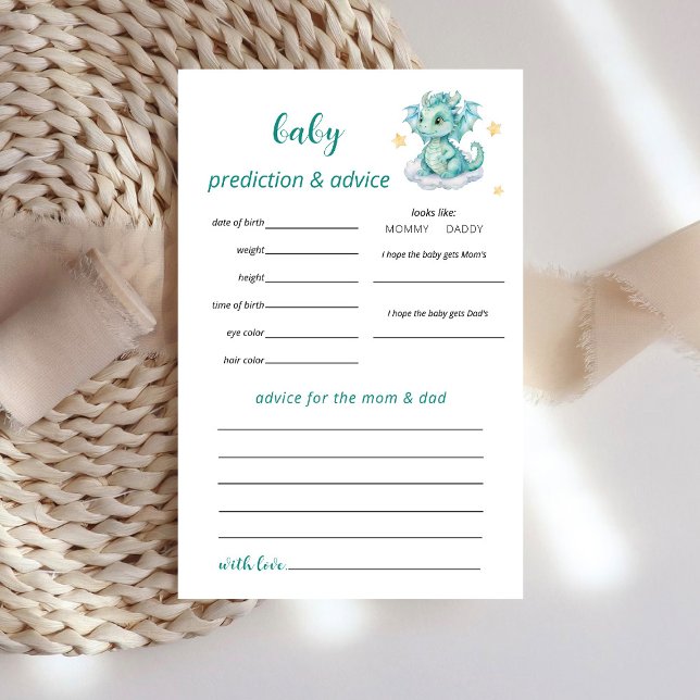 Flyer Jogo de Previsões do Dragão Bebês (Criador carregado)