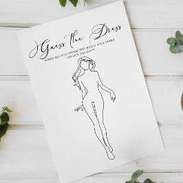 Flyer Jogo do Chá de panela Negro Moderno Supõe o Vestid