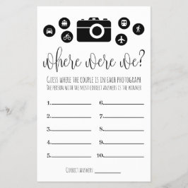 Flyer Jogo do chá de panela onde estávamos