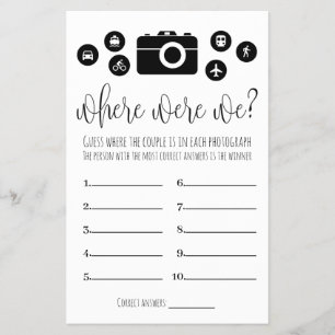 Flyer Jogo do chá de panela onde estávamos