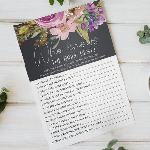 Flyer Jogo Floral Rosa Empoeirado Quem Conhece Melhor a 