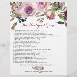 Flyer Jogos de Chá de panela, cor-de-rosa, cor-de-rosa,