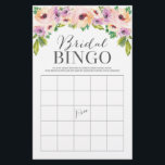 Flyer Jogos de Chá de panela Duplos Lados do Flor Selvag<br><div class="desc">Comece a festa com este divertido Bingo Chá de panela duplo e como você sabe o jogo da noiva! Dobre a diversão pelo preço de um! Veja todos os nossos itens correspondentes na nossa Coleção de Flores Selvagens: https://www.zazzle.com/collections/wildflower-119454796637555602 Visite o nosso site para mais designs e inspiração: www.creativeuniondesign.com</div>