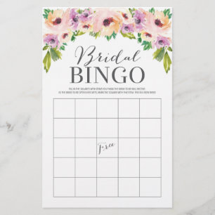 Flyer Jogos de Chá de panela Duplos Lados do Flor Selvag