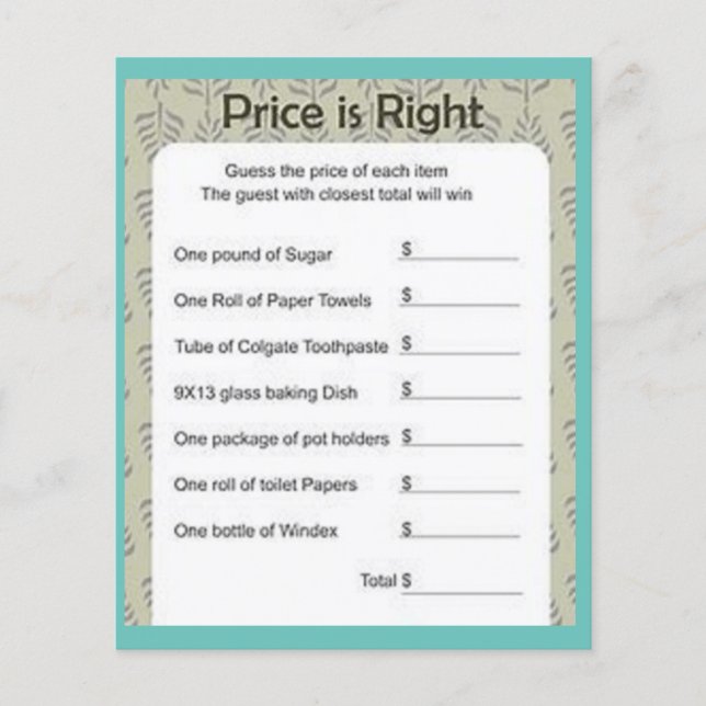 FLYER JOGOS DE CHUVEIRO DE NOIVA (Frente)