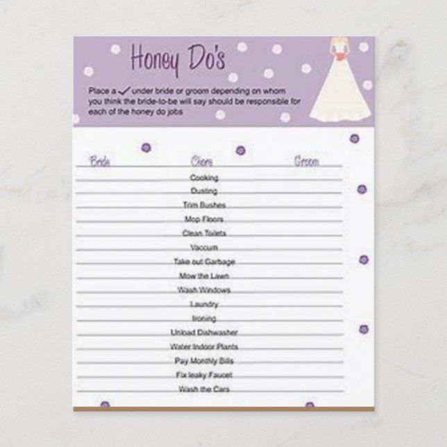 FLYER JOGOS DE CHUVEIRO DE NOIVA (Frente)