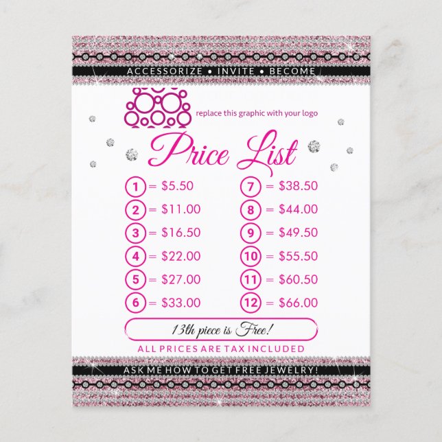 Flyer Joia Diamante Rosa lux (Frente)