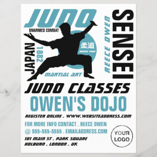 Flyer Judo Design, Judo Classes