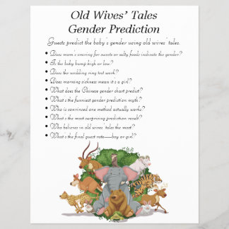 Flyer Jungle Safari Chá de fraldas Games