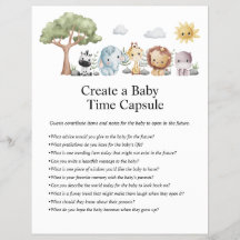 Jungle Safari Chá de fraldas Games