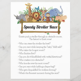 Flyer Jungle Safari Chá de fraldas Games