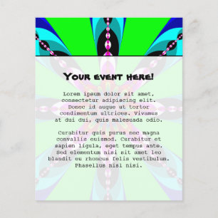 Flyer Kaleidozônio - Fractal