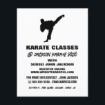 Flyer Karate Silhouette, Anúncio de classe Karate<br><div class="desc">Karate Silhouette,  Folhetos De Publicidade De Classe Karate Pela Loja De Cartão de visita.</div>